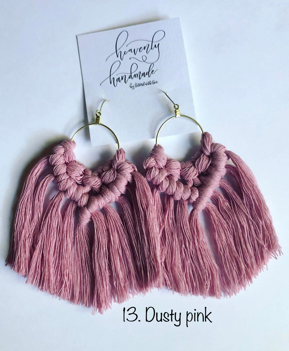 Boho Tassel Earrings – Heavenly Handmade