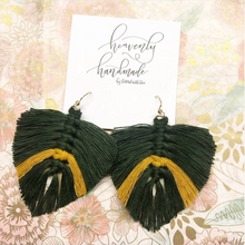 Load image into Gallery viewer, Game Day- Gypsy Feather Earrings
