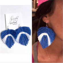 Load image into Gallery viewer, Game Day- Gypsy Feather Earrings
