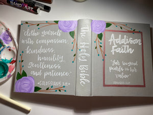 Hand painted Bibles