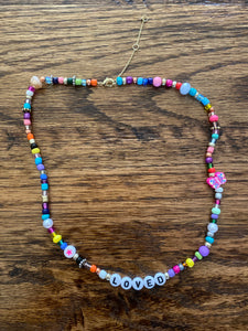 Multi-Colored Letter Necklace