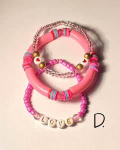 Valentine Bracelet Stacks